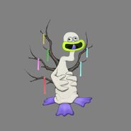An "unpainted/early/plain Screemu created on January 14, 2016"