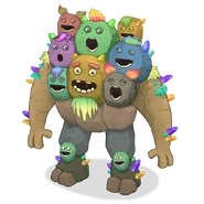 Rare Quarrister's design from versions 3.0.1 to 3.9.4, which has unique hair on some heads that was later removed.