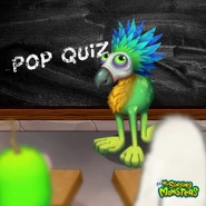 Adult Mimic presenting the Monsterple Choice pop quiz