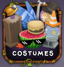 Costumes Menu in the Market