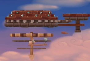 Behind Starhenge shown