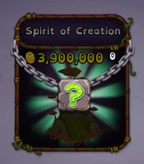 Spirit of Creation in the Decorations tab if you have not made an in-app purchase