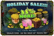 Coins Holiday Sale (December 27)