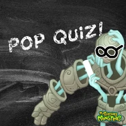 Monculus presenting another Monsterple Choice pop quiz