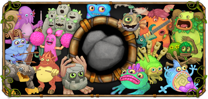 Монстры из my singing Monsters. Май сингинг Монстерс. My singing Monsters элементы монстров. Избалолист МСМ.