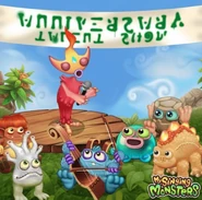 Young Drumpler watching young Candelavra perform on stage