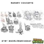 Concept art of the Bakery