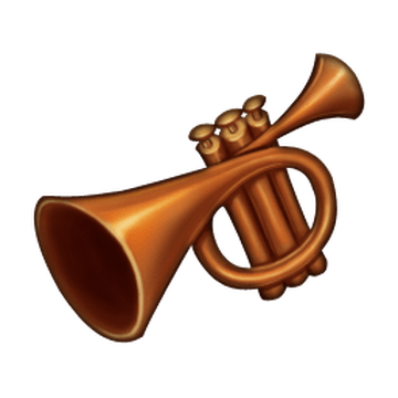 Copper trumpet on sale