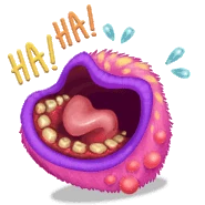 Laughing Maw (iOS Sticker)
