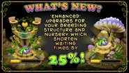 Enhanced Breeding Structure and Nursery Promo (October 6)