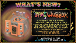 My Singing Monsters - A new portal through time and space has opened on Cold  Island! Rare Wubbox is now available in the Cold Island StarShop!