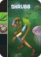 Shrubb Promo Card (Drool Noodles)