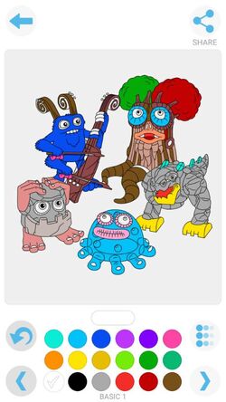 My Singing Monsters Coloring My Singing Monsters Wiki Fandom