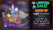 Adult Furnoss' eyes in a "Glow Up" promotion