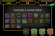 Selecting Monsters in the Memory Game with the Rares in the catalogue (pre-2.0.3)
