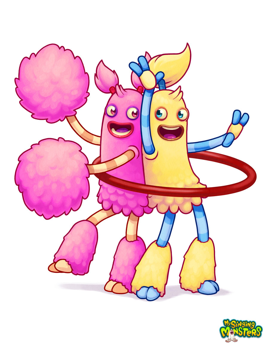 I uploaded to be PomPom and Hoola hulu hooping together because they are my...