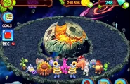 Some adult monsters in Space Island
