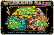 20% More Currency Sale (May 17)