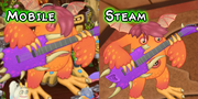 Steam-difference-riff-spiny six-string