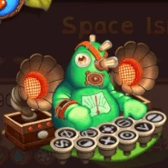 Green Prismatic idle animation