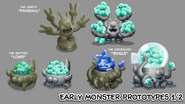 Prototype Monsters (Fandhul, Lowb, and Bogle)
