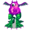 Purple Prismatic Boskus
