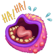 Laughing Maw (iOS Sticker)