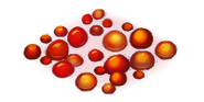 Red Bubblerite, changed color due to the air from Fire Haven