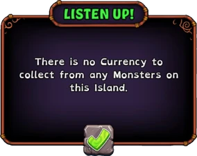 Collect All message when no Currency can be collected