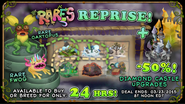 Promotional image from the March 2015 Rare Reprise event showing an accompanying sale.