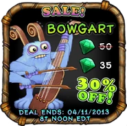 Bowgart 30% Off Sale (April 9)