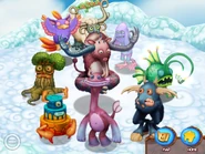 Some adult monsters in Cloud Island