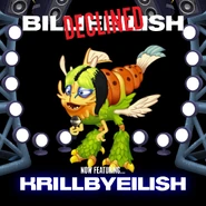 Krillby Eilish, replacing Billie Eilish in the Fyre Oasys Festyval.