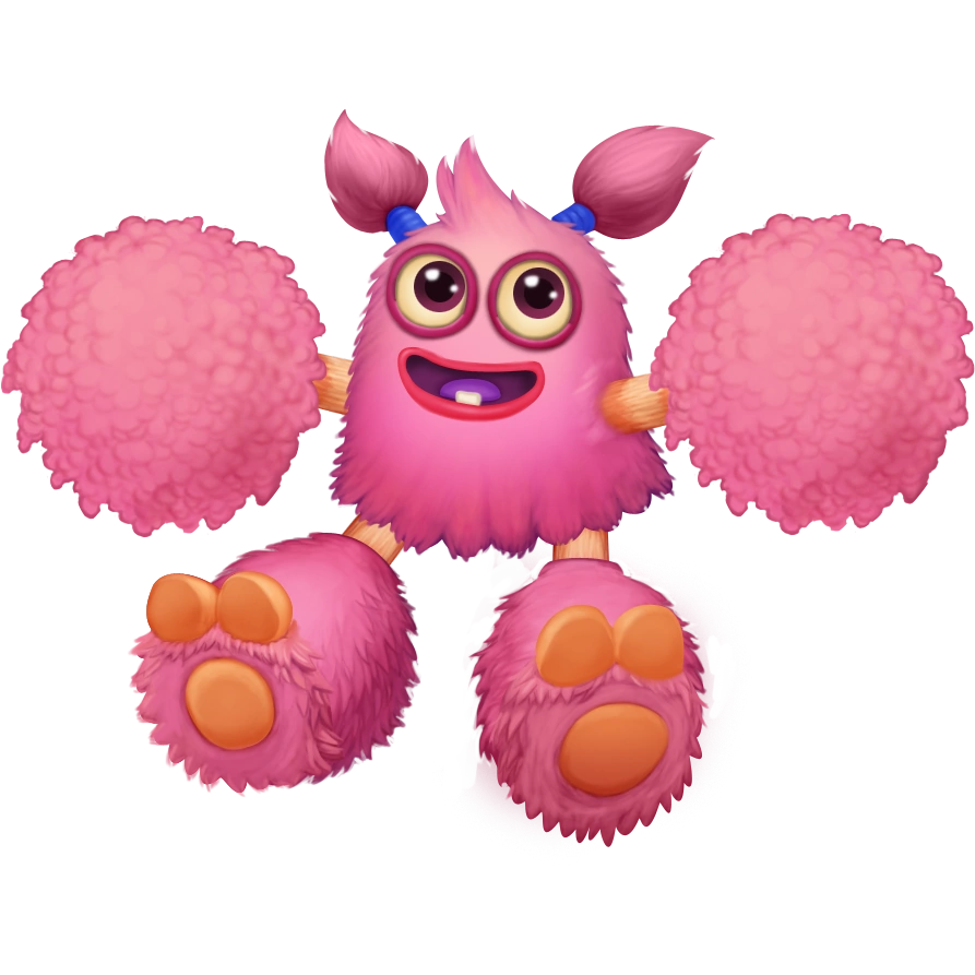 Пом пом MSM. Пом пом my singing Monsters. My singing Monsters Pompom. Помпон из игры my singing Monsters.