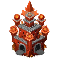 Carved Pyrozite Castle