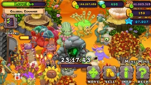 Mini-Mine with timer to indicate time left till ready