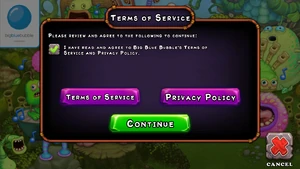 New confirmation after age is entered