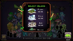 Island scrolling in front of new Fabled Book of Monsters