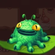 Green Prismatic Toe Jammer's idle animation