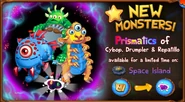 Prismatic Release Promo, along with Cybop and Repatillo