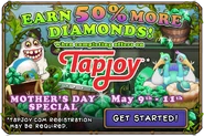 50% More Free Diamonds (May 9)