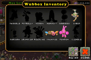 Wubbox Inventory