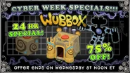 Cyber Week Wubbox 75% Off (December 1)