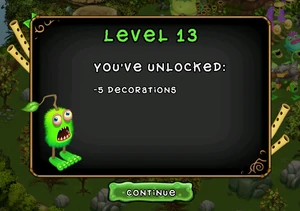 New items are unlocked upon leveling up.