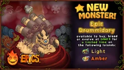 Epic Drummidary | My Singing Monsters Wiki | Fandom