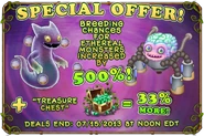 Ethereal Breeding Chances Increased by 500% + Treasure Chest 33% More (July 11)