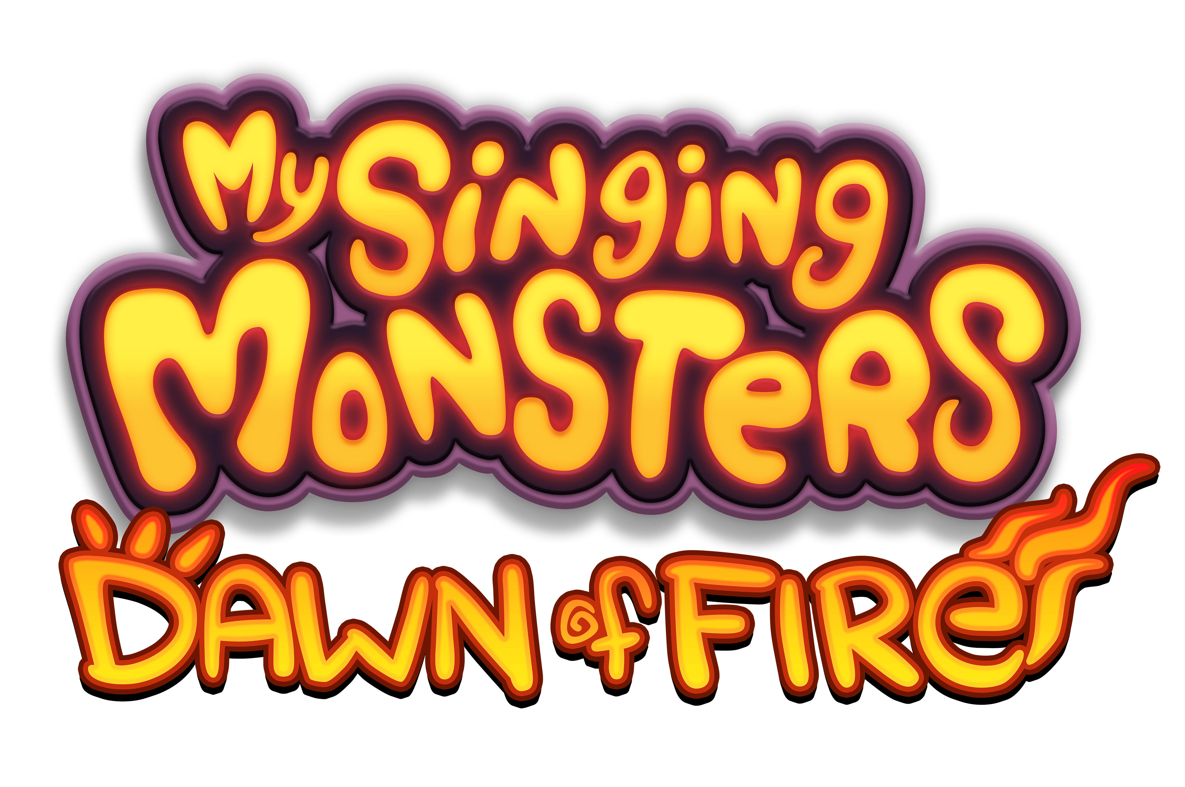 Me sing monster. My singing Monsters Dawn of Fire лого. My singing Monsters Dawn of Fire логотип. Поющие монстры надпись. Мои Поющие монстры надпись.