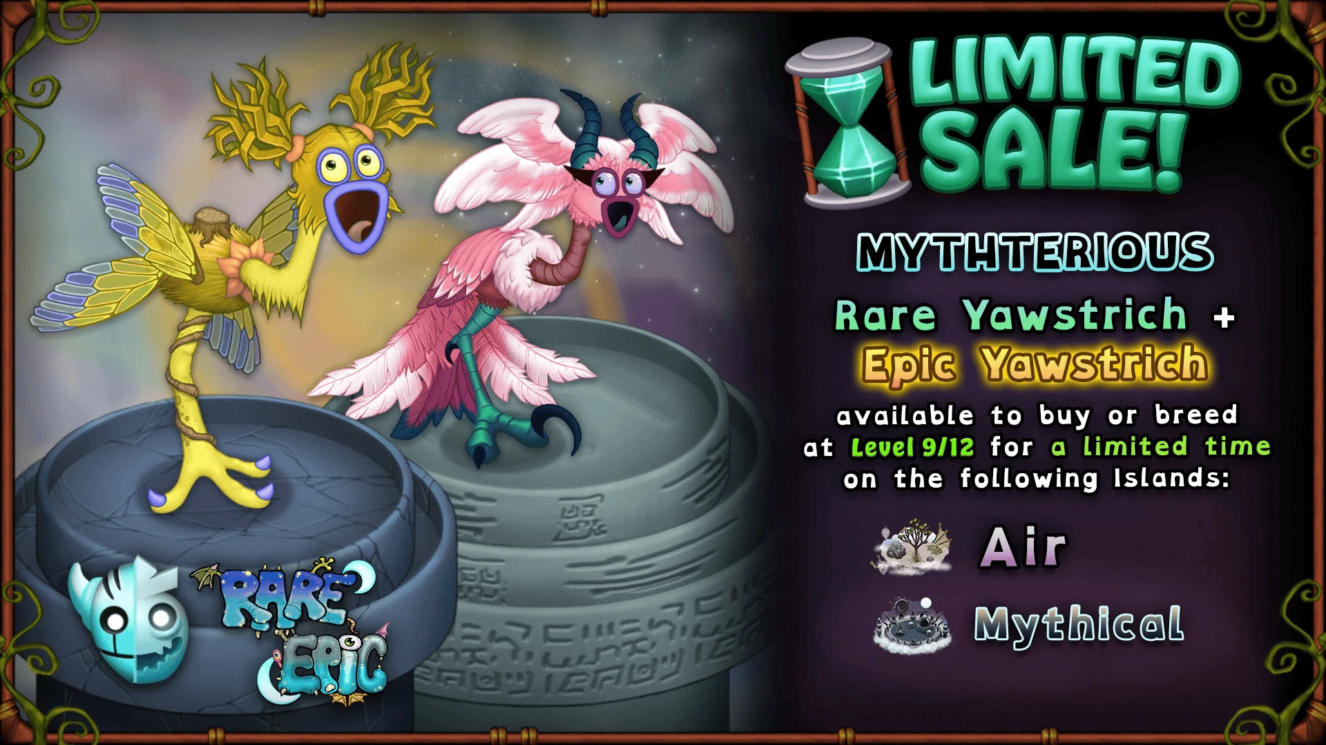 Mythical Monsters | My Singing Monsters Wiki | Fandom