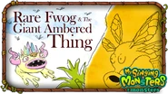 A James and the Giant Peach parody: Rare Fwog and the Giant Ambered Thing