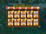 Market with a variety of Crafting Items, shown in Player View